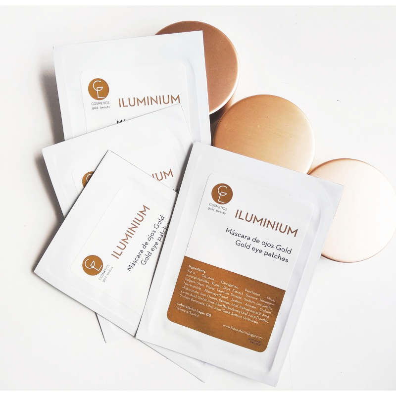 Iluminium Máscara de ojos Gold (Pack de 4 unidades)